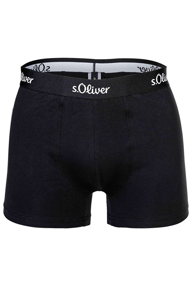 Men's boxer shorts, 3-pack - boxer briefs, cotton stretch - 6