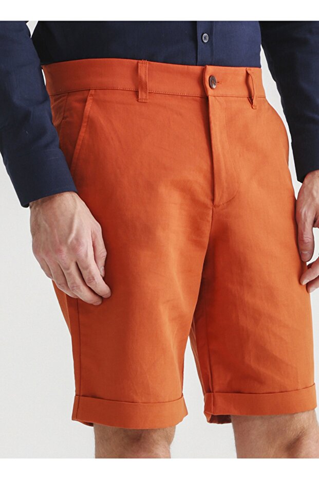 Bermuda Şort, 2xl, Kiremit - 5