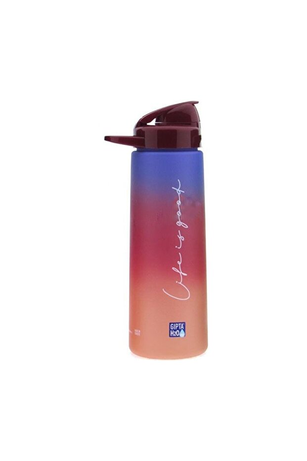 600 Ml Life Is Good Tritan Flask – (burgundy lid)