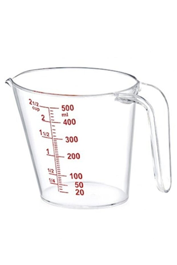 Transparent Measuring Cup with Handle and Scale 500 ml G-29 - 2