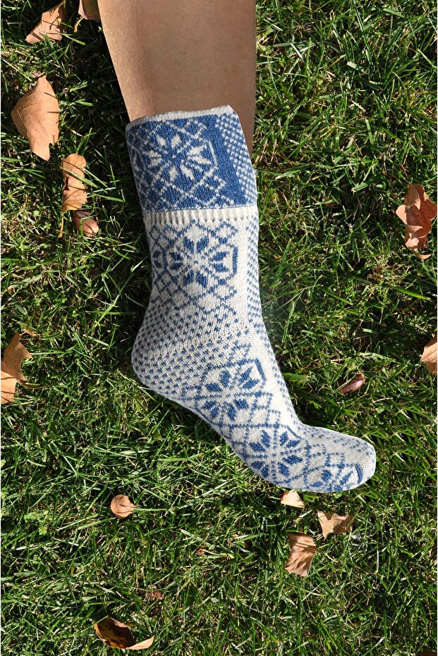 Retro Yün Çorap - 2