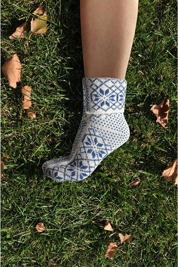 Retro Yün Çorap - 3