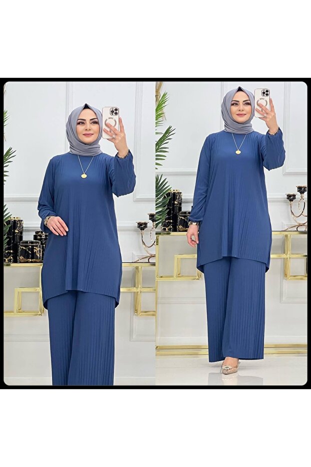 Women's Wonderful Pleated Trousers Suit