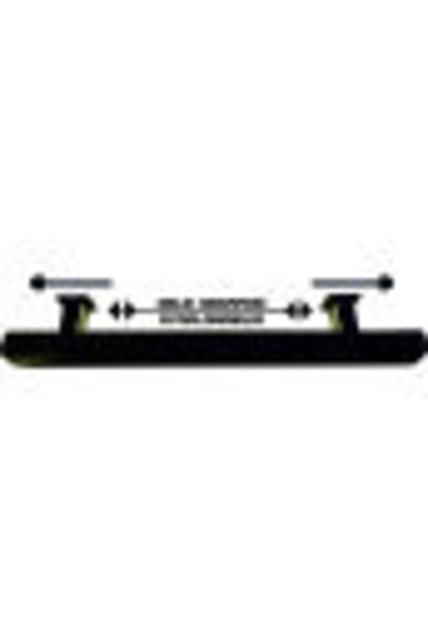 80 cm Hole Spacing Adjustable Steel Door Pull Handle - Black