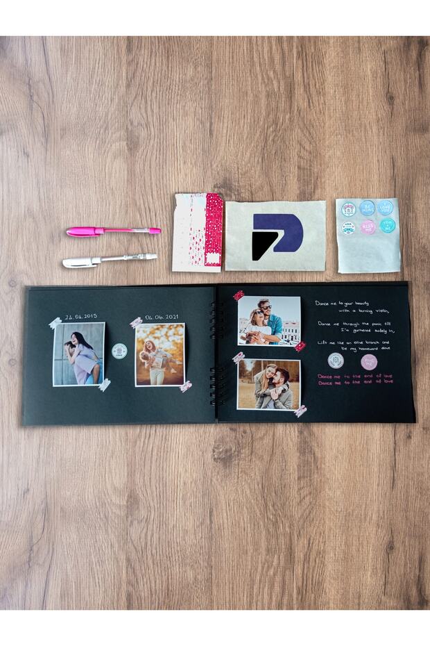 Memory Book Set (photo Album, Black Page Memory Book, Memory Album) (without photos)