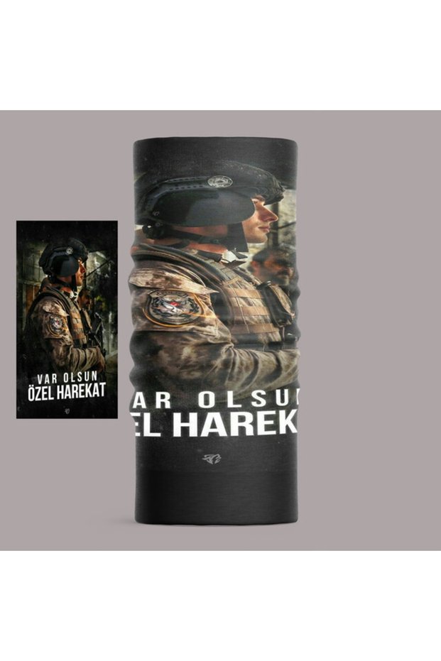 Turkish Military Design Biker Multi-Purpose Outdoor Neck Collar Unisex Fleece Bandana