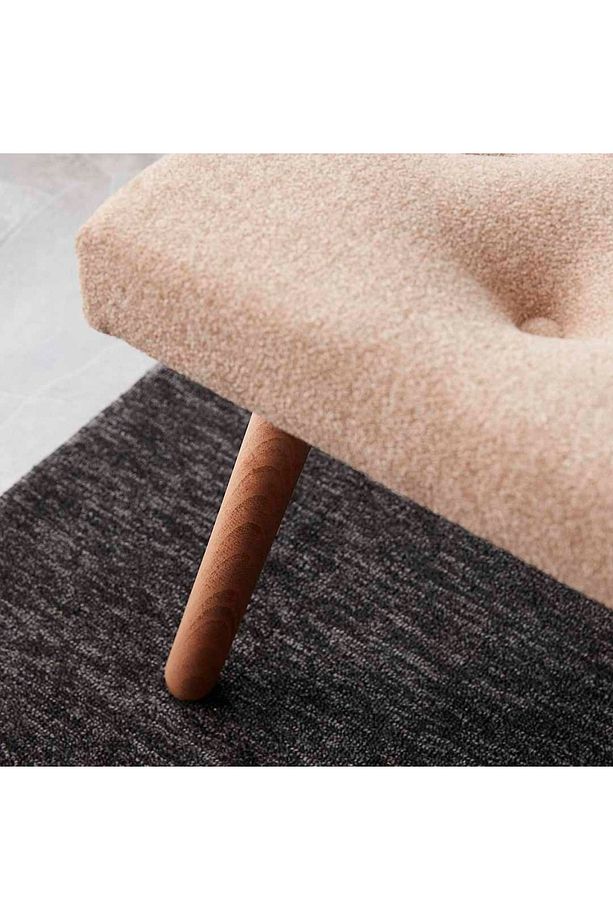 Masif Ayaklı Bench - Bej - 4