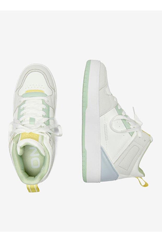 Sneaker, 40, Beyaz - Mavi - 4