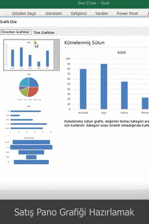 Microsoft Excel Video Ders Eğitim Seti - 6