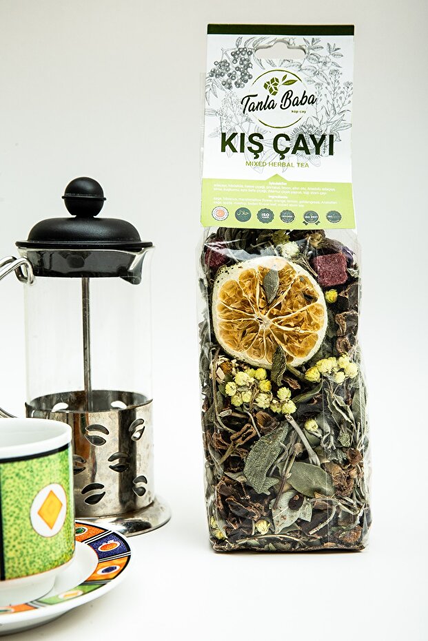 Kış Çayı 200 gr Bitki Çayı Bitkisel Çay Karışık Çay - 4