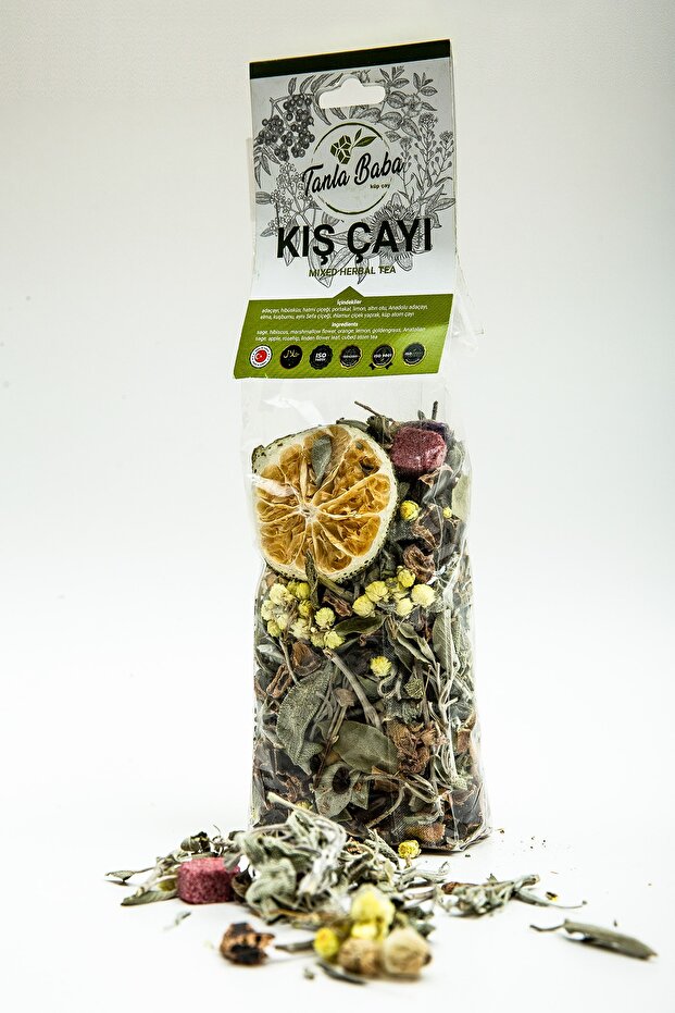 Kış Çayı 200 gr Bitki Çayı Bitkisel Çay Karışık Çay - 9