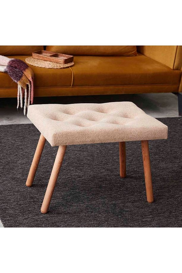 Masif Ayaklı Bench - Bej - 3