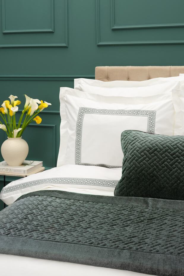 White Col Sierra Çift Kişilik Percale Nevresim Takımı - 5