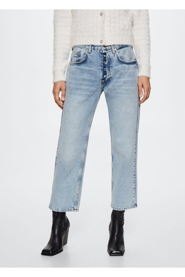 Straight Cut Crop Jeans