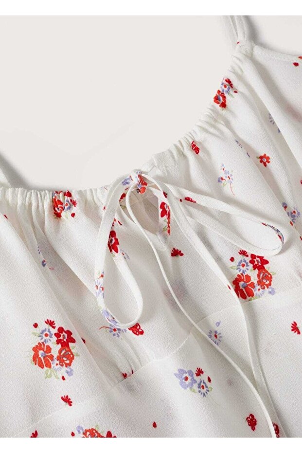 Çiçek Desenli Bluz - 8