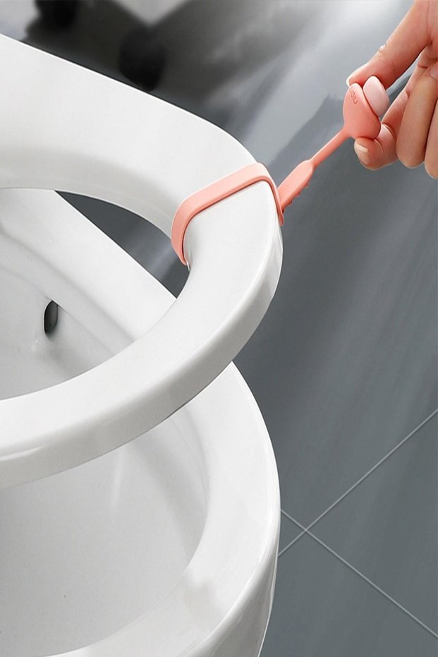 Mushroom Design Toilet Seat Lifting Apparatus Toilet Seat Holder Hygienic Leverage Toilet Seat Adapter