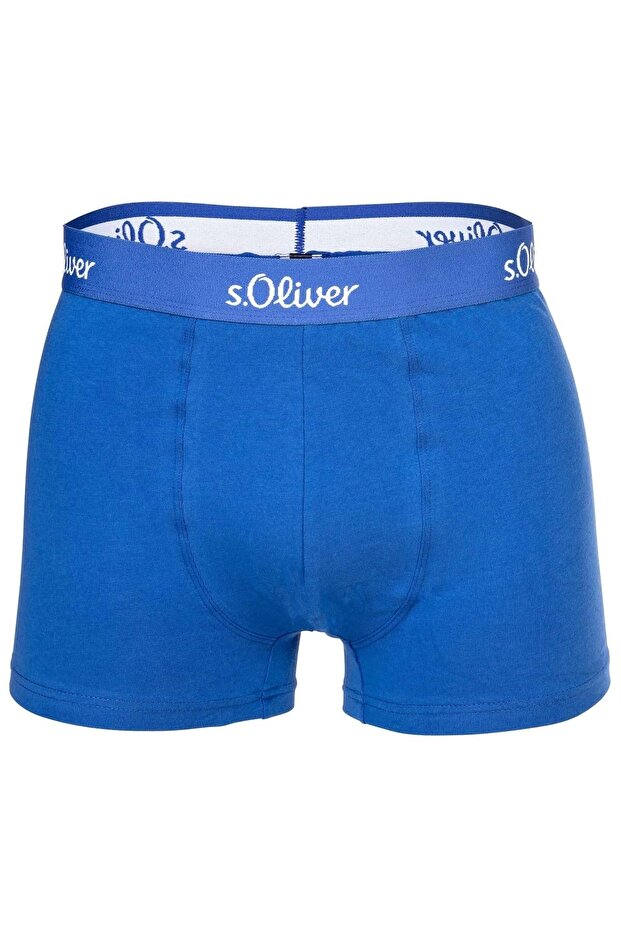 Men's boxer shorts, 3-pack - boxer briefs, cotton stretch - 4