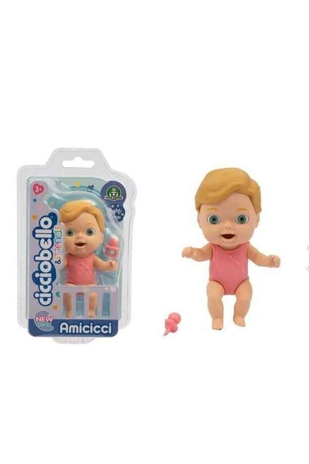 Cc032000 Amicicci Uyku Zamanı Tekli Paket - Cicciobello Ve Arkadaşları-sarı Saçlı -pembe Elbiseli - 1