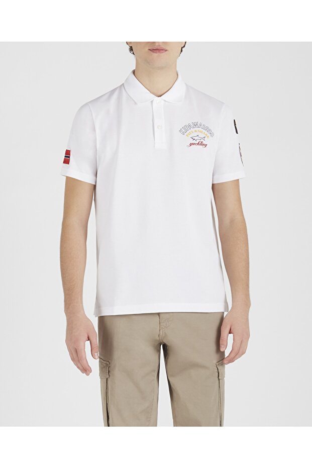 Men's Knitted Polo Shirt C.wCotton