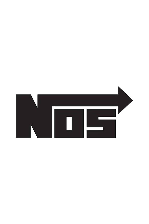 Nos Car, Motorcycle, Helmet, Laptop, Glass Sticker 13x6 Cm