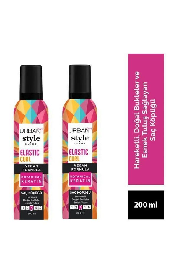 Style Guide Elastic Curl Saç Köpüğü 200ml X 2 Adet - 1