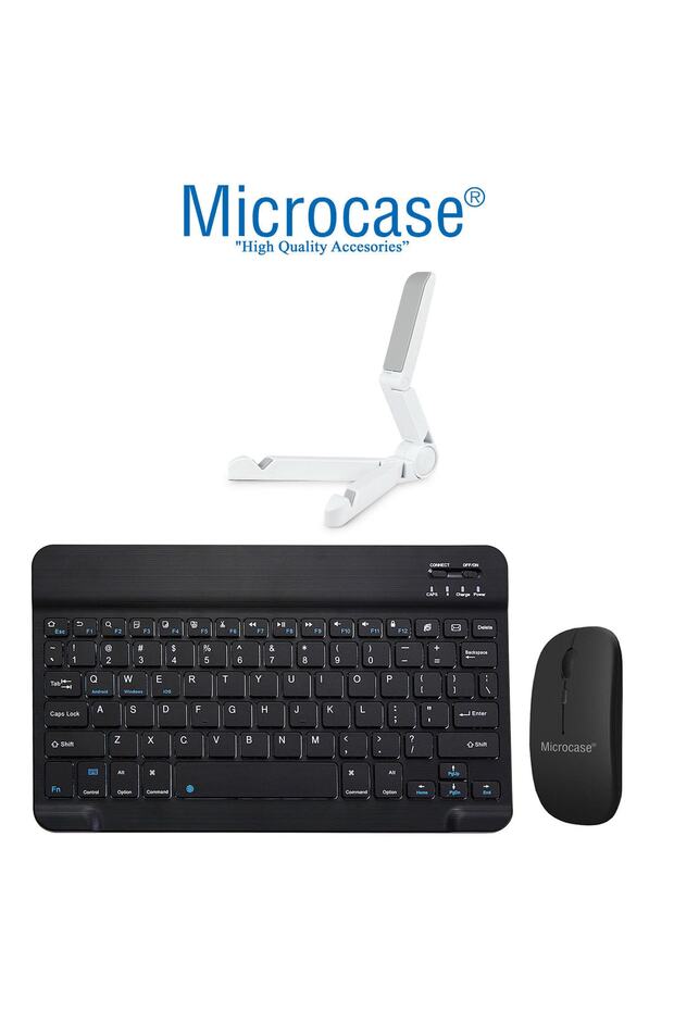 Tab M10 Plus 3.nesil Uyumlu Tb125fu 10.61 Bluetooth Klavye+mouse+tablet Standı - Al2765 - 7