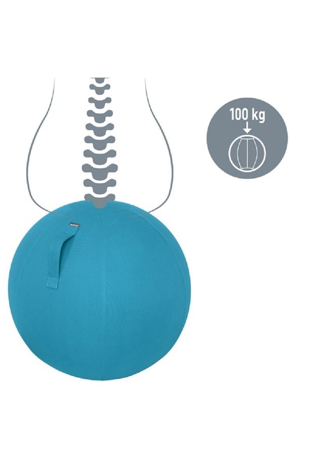 Ergo Cosy Active Oturma Ve Pilates Topu Mavi - Duruşu Düzeltir Ve Sırt Ağrılarını Giderir (+ Pompa) - 5