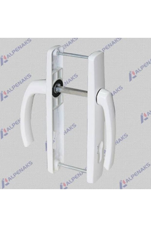 Pvc Kapı Kolu Yale Basık Beyaz - 1