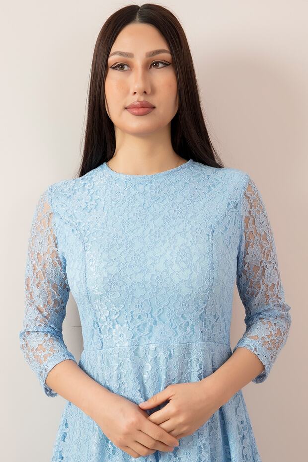 Julia 13274 Dantel Elbise - 3