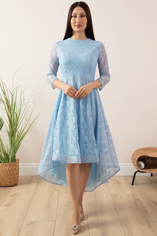 Julia 13274 Dantel Elbise - 6