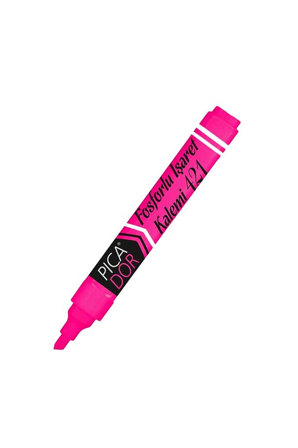 Fosforlu Kalem 421 Pembe 1 Adet - 1