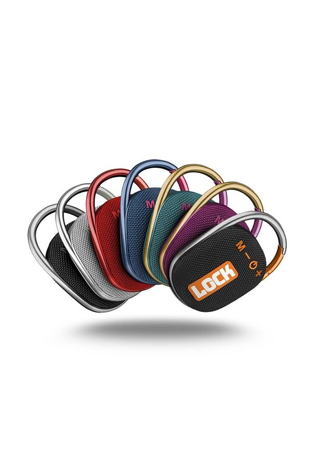 Lock Yeşil Taşınabilir Bluetooth Hoparlör Kilit Özellikli Yüksek Ses Gücü Mini Tasarım - 5
