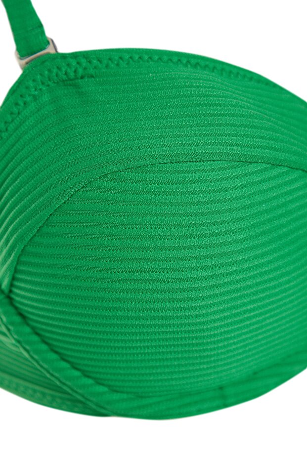 Yeşil Balenli Dokulu Bikini Üstü TBESS23BU00278 - 7