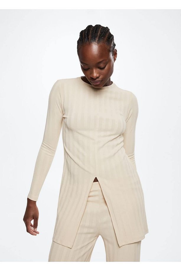 Flared Triko Pantolon - 1