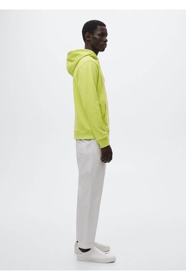 Kapüşonlu Basic Hafif Sweatshirt - 8