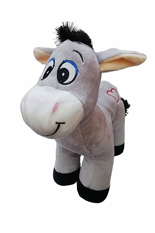 Cute Heart Plush Donkey 28 cm Sleeping and Playmate Plush Donkey