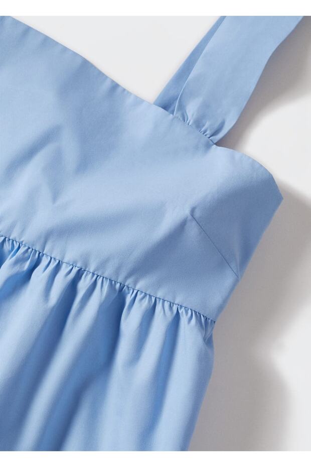 Volanlı Pamuklu Bluz - 6