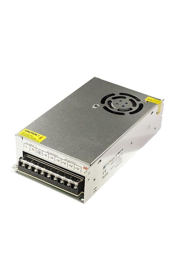 12v- 30 Amper Ip 20 Kalın Kasa Metal Trafo - 1