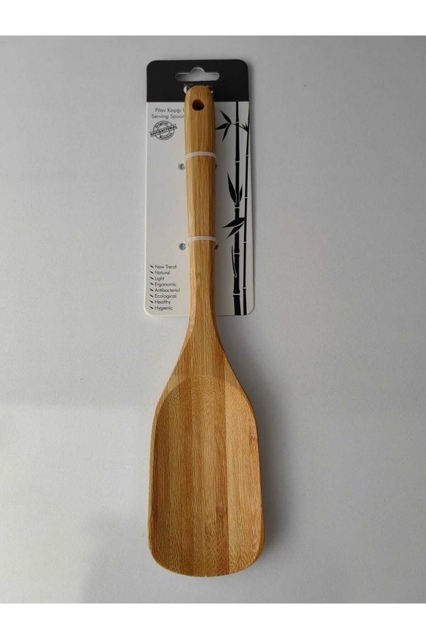 Bamboo Original Antibacterial Rice Spoon 40 Cm Serving Spoon
