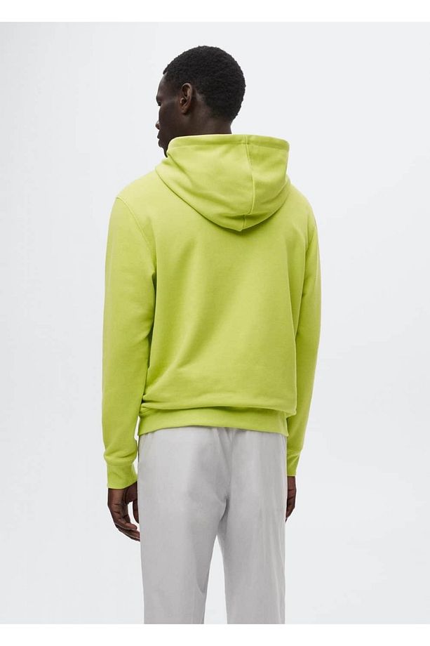 Kapüşonlu Basic Hafif Sweatshirt - 4