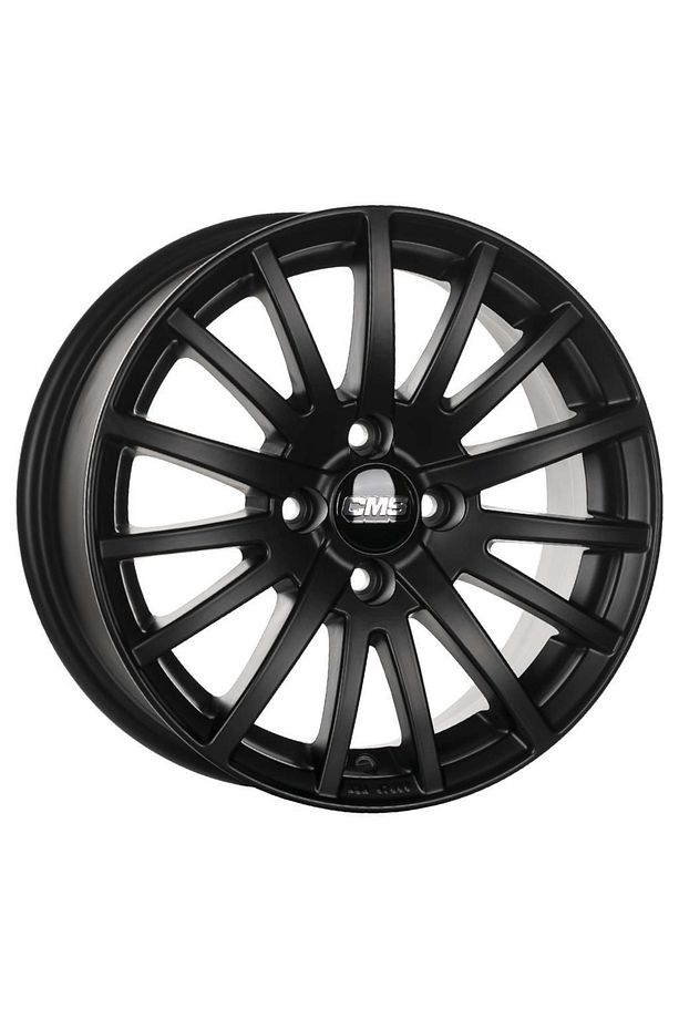 -465-02 6.5x15"- 4x100 Et35 67.2 Complete Matt Black Jant (4 Adet) - 1