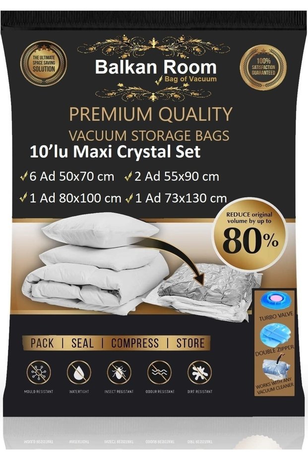 Vacuum Bag 10 Pack Maxi Crystal Set Vacuum Bag Vacuum Bag