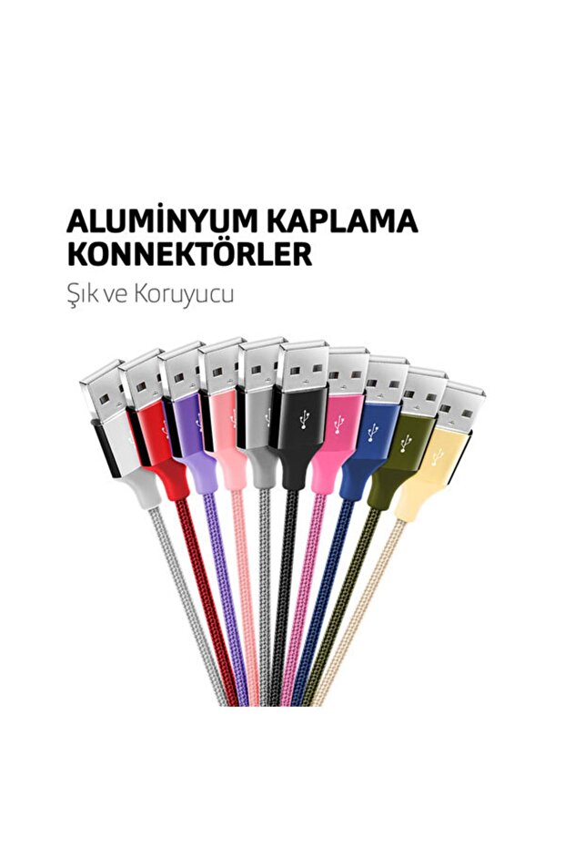 Alumicable Iph. Şarj Kablosu-siyah - 3