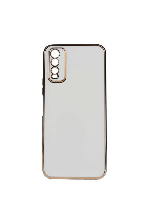 Vivo Y11S Case Glossy Edge Bark Cover with Camera Protection