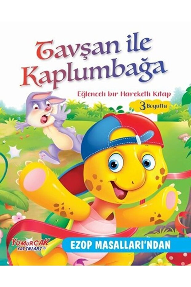 Tavşan Ile Kaplumbağa - Eğlenceli Bir Hareketli Kitap 3 Boyutlu