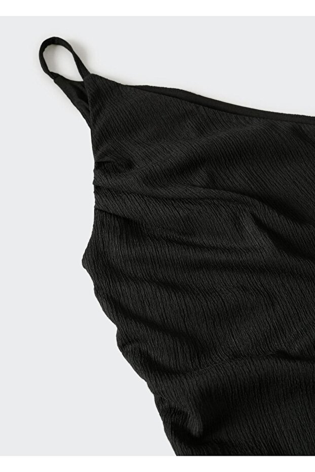 Dokulu Asimetrik Bluz - 7