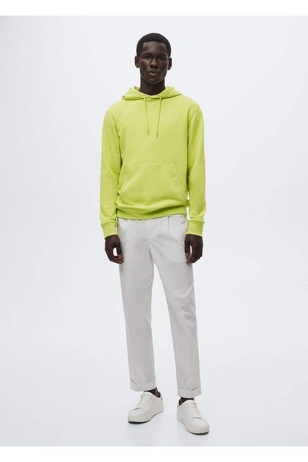 Kapüşonlu Basic Hafif Sweatshirt - 2
