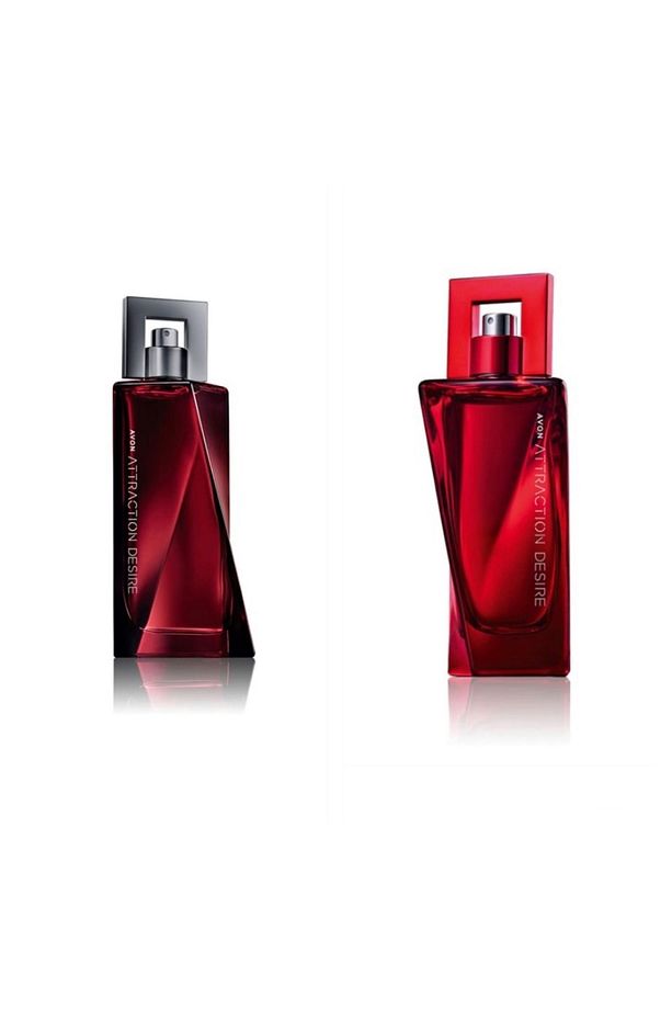 Parfüm Seti Attraction Desire Kadın Parfüm Edp 50 ml  Desire Erkek Parfüm Edt 75 ml - 1