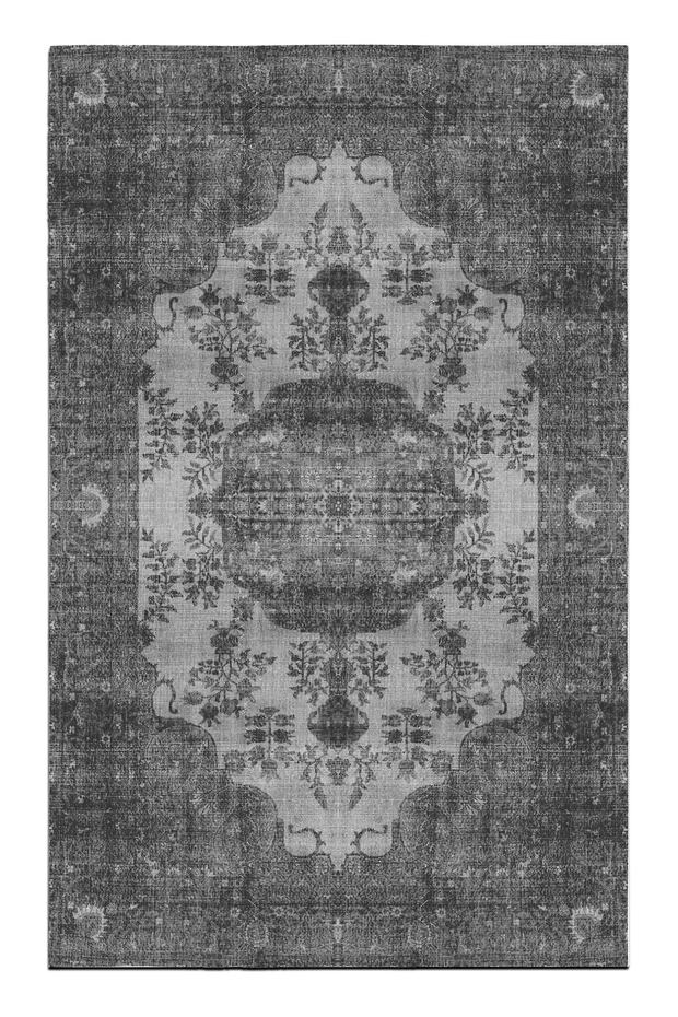 Mira Vintage Black Gray 2121 Woven Base Carpet