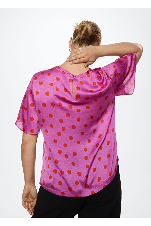 Puantiyeli Bluz - 8